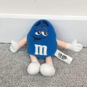 M&M's World Toy Factory Plush Stuffed Toy Blue
